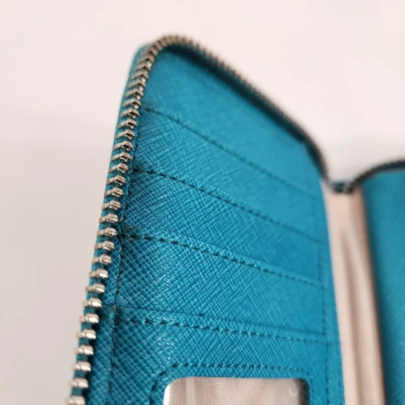Calvin Klein Wristlet Wallet Teal - Picture 8 of 11